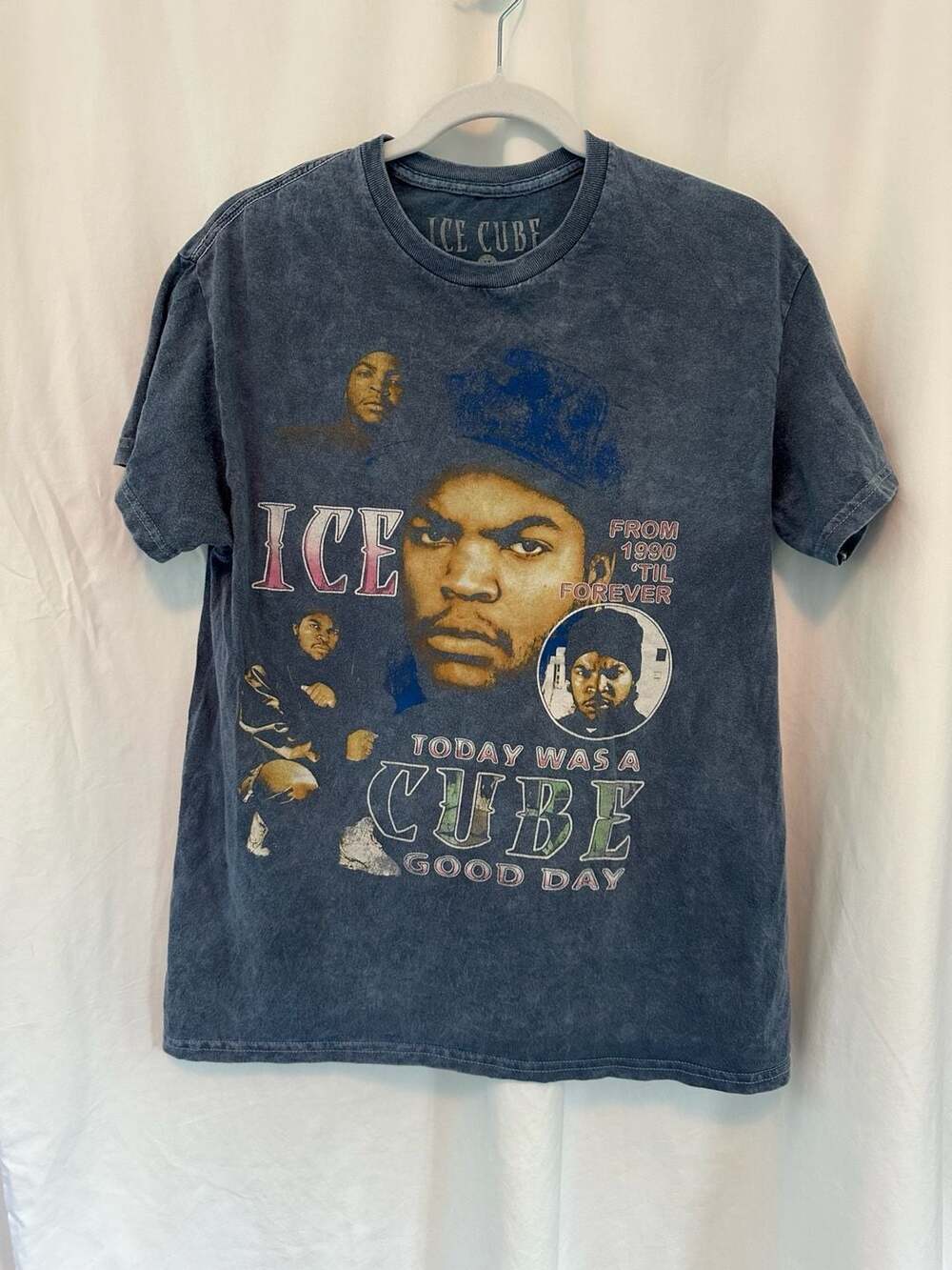 Ice Cube 'Today Was A Good Day' Graphic Mineral Wash T-Shirt